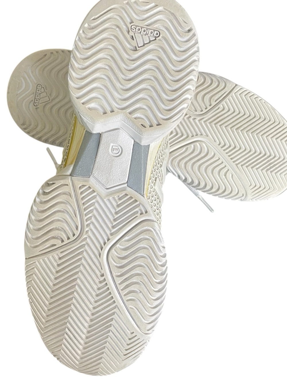 Adidas by Stella McCartney Ivory Barricade Mesh Sneaker Runner Athletic Shoe (7) - Picture 8 of 10
